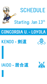 Shidokan Kendo & Iaido - Schedule