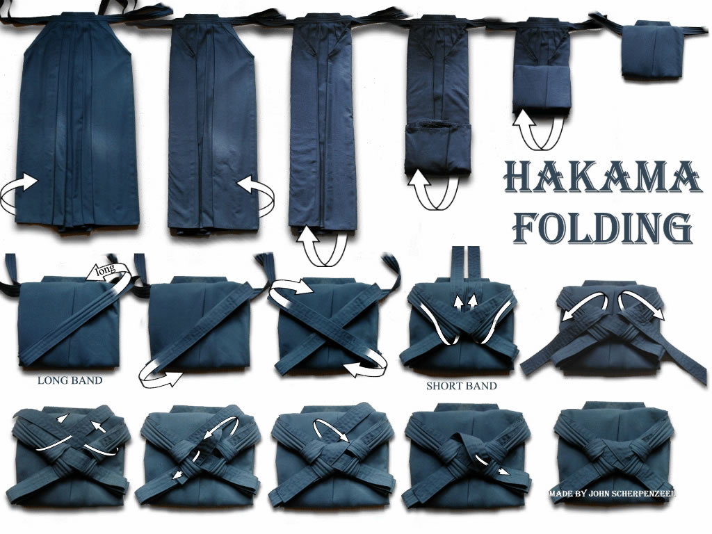 How to fold your Hakama