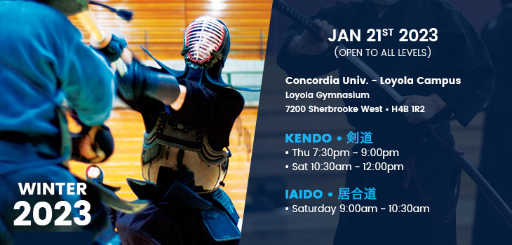 Shidokan Kendo and Iaido - Winter 2023 Registration